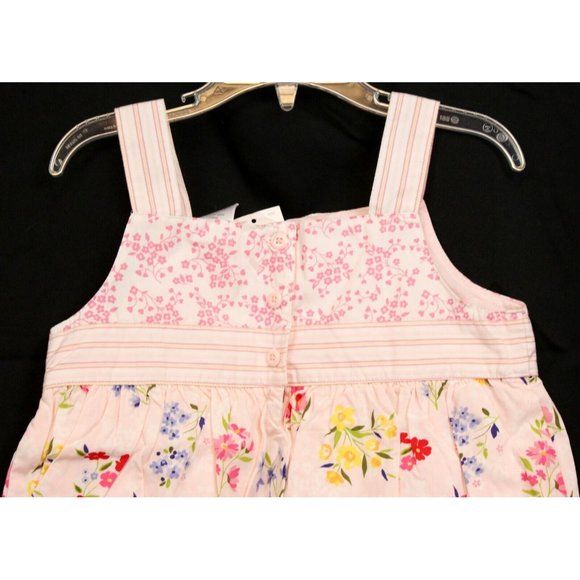 NEW 2007 Gymboree Love is in The Air Pink Floral Tank Top Blouse Bow Stripe sz 6 - Picture 6 of 7